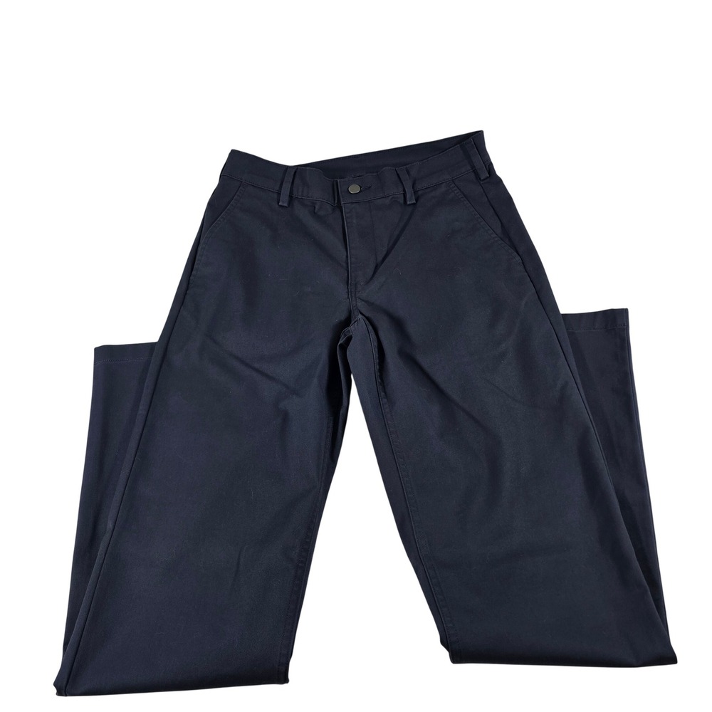 40 Grit by Duluth Trading Mens Navy Blue Standard Fit Chino Pants 32x34 23734